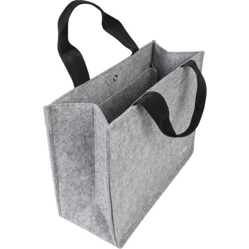 Sigel Notebook Tasche Desk Sharing Bag Basic M Synthetischer Filz Hellgrau (B x H x T) 36 x 28 x 15 cm Passend für maxim...