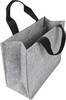 Sigel Notebook Tasche Desk Sharing Bag Basic M Synthetischer Filz Hellgrau (B x H x T) 36 x 28 x 15 cm Passend für maximal: 39,1 cm (15,4")