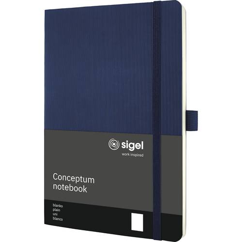 Sigel CO341 Notizbuch Conceptum Softcover DIN A5 blanko Dunkelblau Anzahl der Blätter: 97