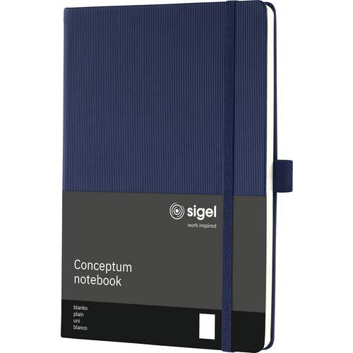 Sigel CO685 Notizbuch Conceptum Hardcover DIN A5 blanko Dunkelblau Anzahl der Blätter: 97
