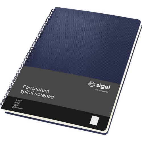 Sigel Spiralblock Conceptum Hardcover CO825 Dunkelblau DIN A4 liniert Anzahl der Blätter: 80