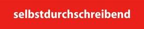 Roter Hintergrund mit weißem Schriftzug 'selbstdurchschreibend'.