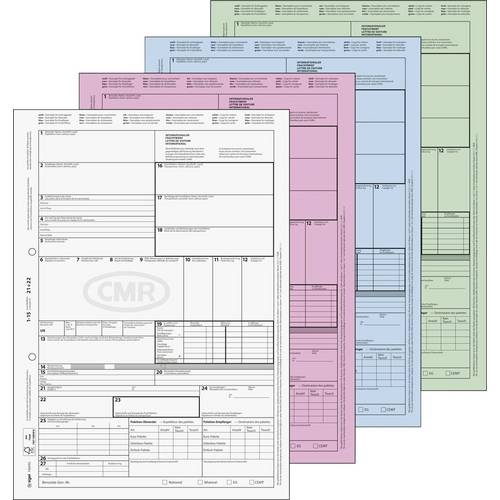 Sigel Frachtbrief Formular FB490 DIN A4 farbige Durchschläge 50 St.