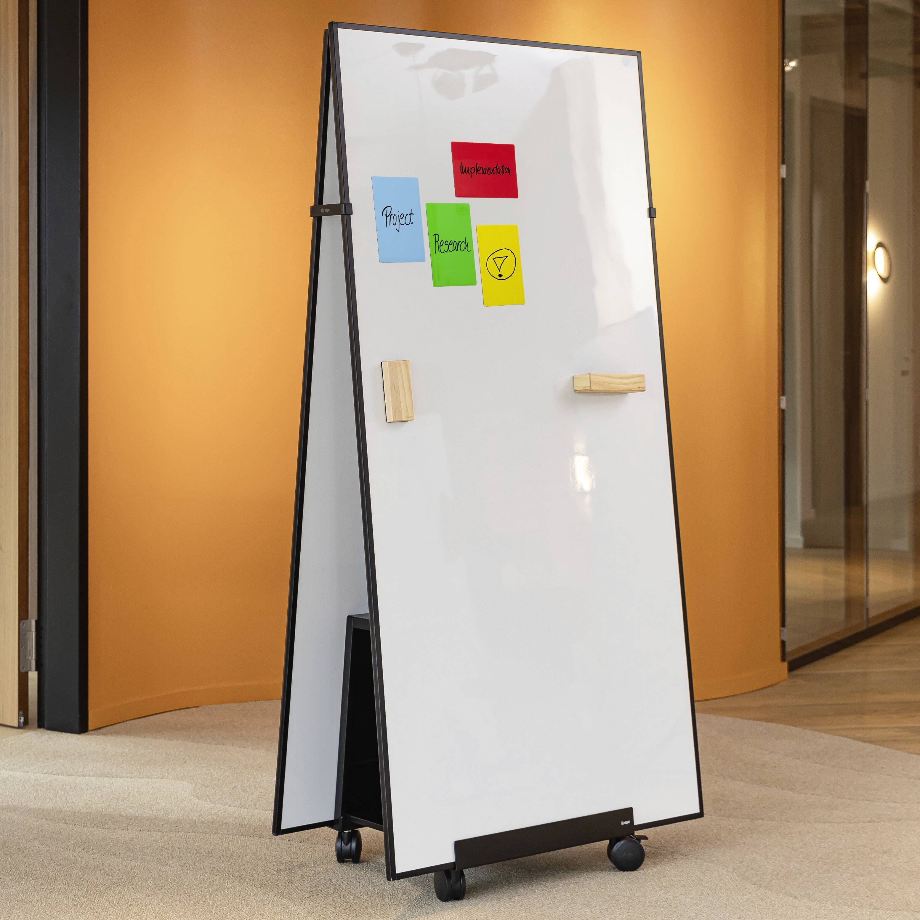 Sigel MU103 Haftnotiz Magnetic Notes 15 cm x 10 cm Blau, Gelb, Grün, Orange, Rot 25 St.-6