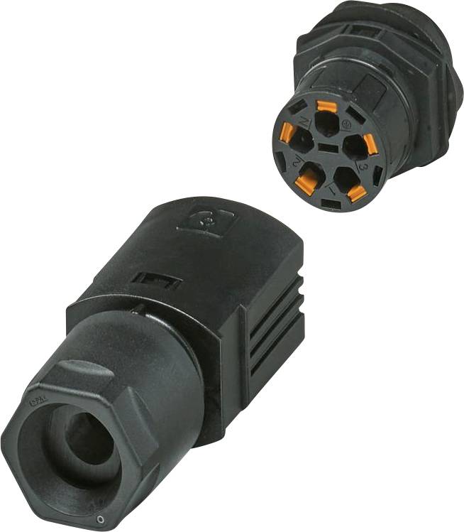 Phoenix Contact 1047345 Wanddurchführung Schwarz