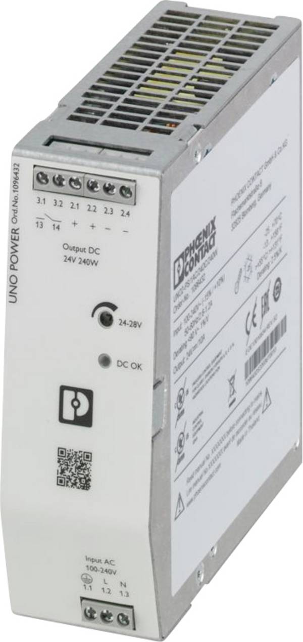Phoenix Contact 1096432 Stromversorgung Stromversorgung   Mehrfarbig        1 St.