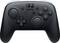 Ein schwarzer Nintendo Switch Pro Controller mit Tasten, Joysticks und Steuerkreuz, entwickelt für das Gaming auf der Nintendo Switch-Konsole.
