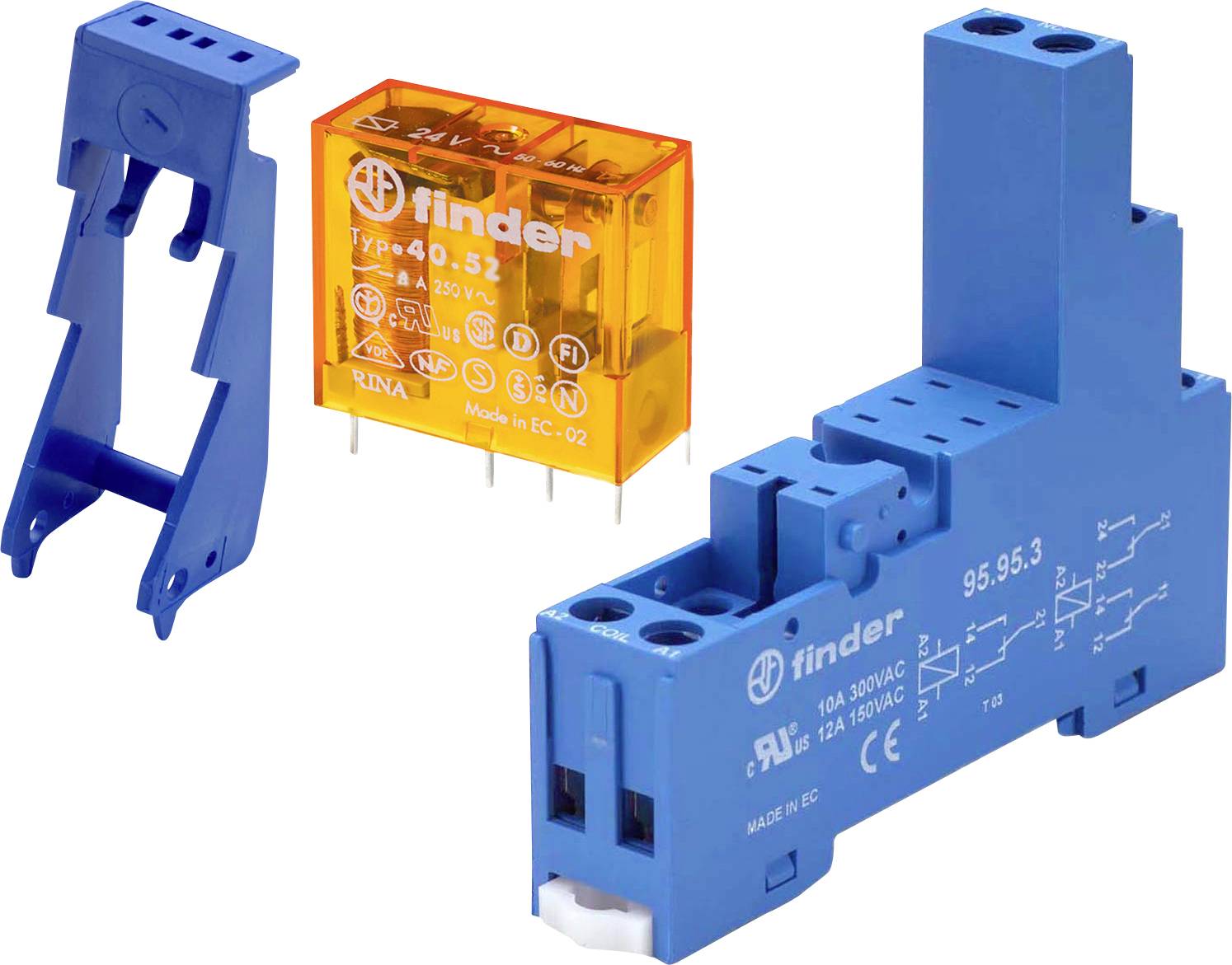 Koppelrelais-Modul-Bausatz 2 Wechsler 8 A, Spule 48 V AC
