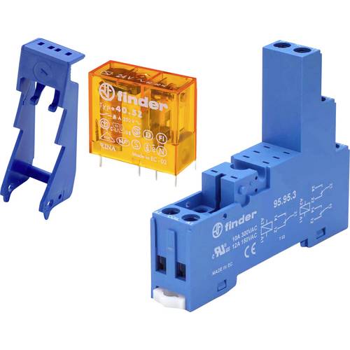 Koppelrelais-Modul-Bausatz 2 Wechsler 8 A hartvergoldet, Spule 230 V AC