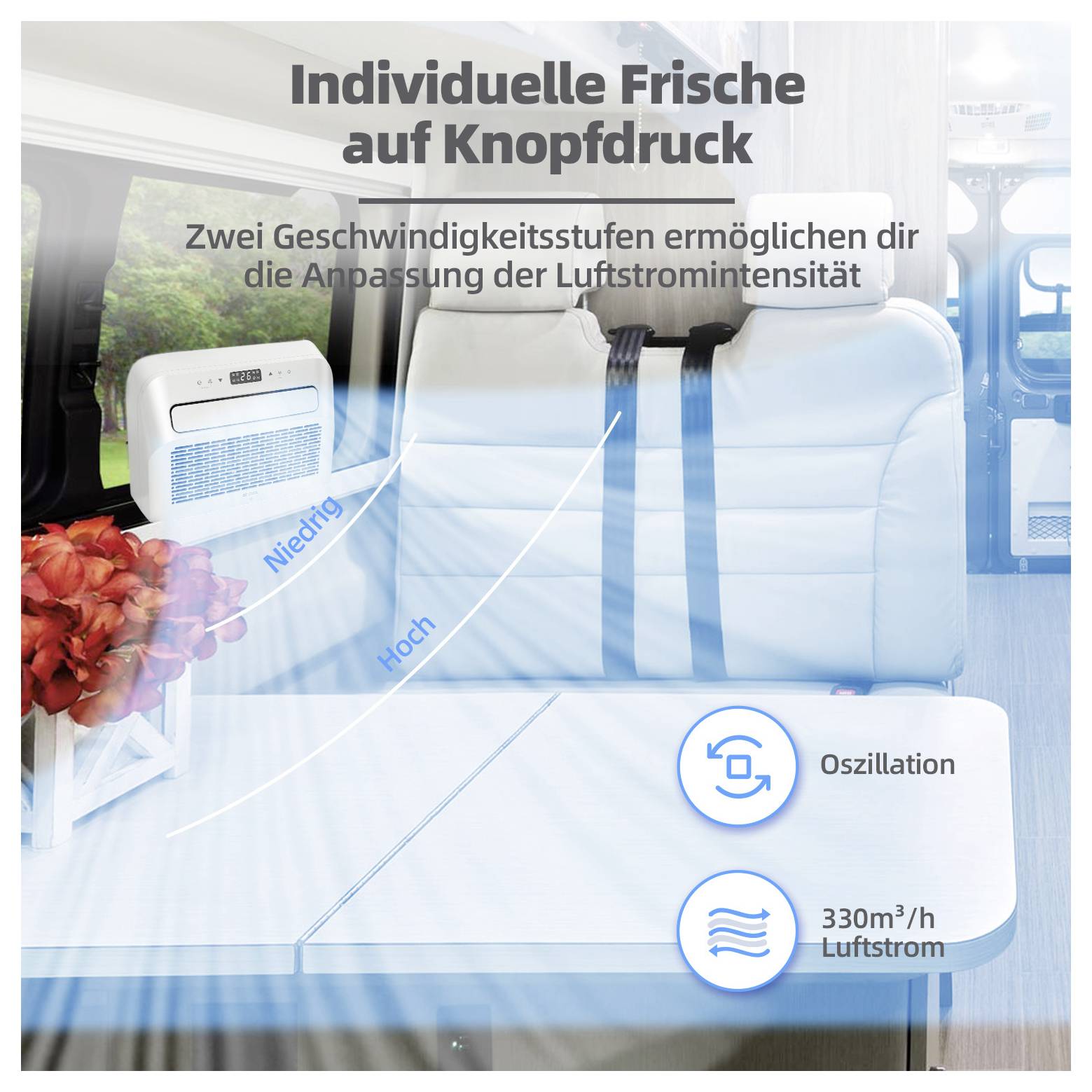 Be Cool Split-Klimagerät EEK: A (A+++ - D) 1465 W 12 m² Weiß-7