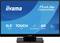 Monitor 'Iiyama ProLite T2254MSC', 21,5" Display mit PCAC-Technologie, MPP2.0-Unterstützung und AG-Beschichtung. Blauer Verlaufshintergrund.