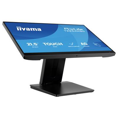 Ein Touchscreen-Monitor mit dem Titel 'ProLite T2254MSC' mit einem 21,5-Zoll-Full-HD-Display, der Touchfähigkeit und AG-Beschichtung aufweist.