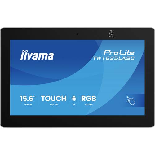 Iiyama ProLite TW1625LASC Touchscreen-Monitor 39.6 cm (15.6 Zoll) 16:9 20 ms IPS LED