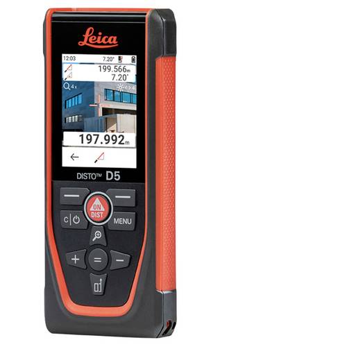 Leica Disto D5 Laser-Entfernungsmesser Bluetooth, Dokumentations-App, Li-Ionen Akku 200 m