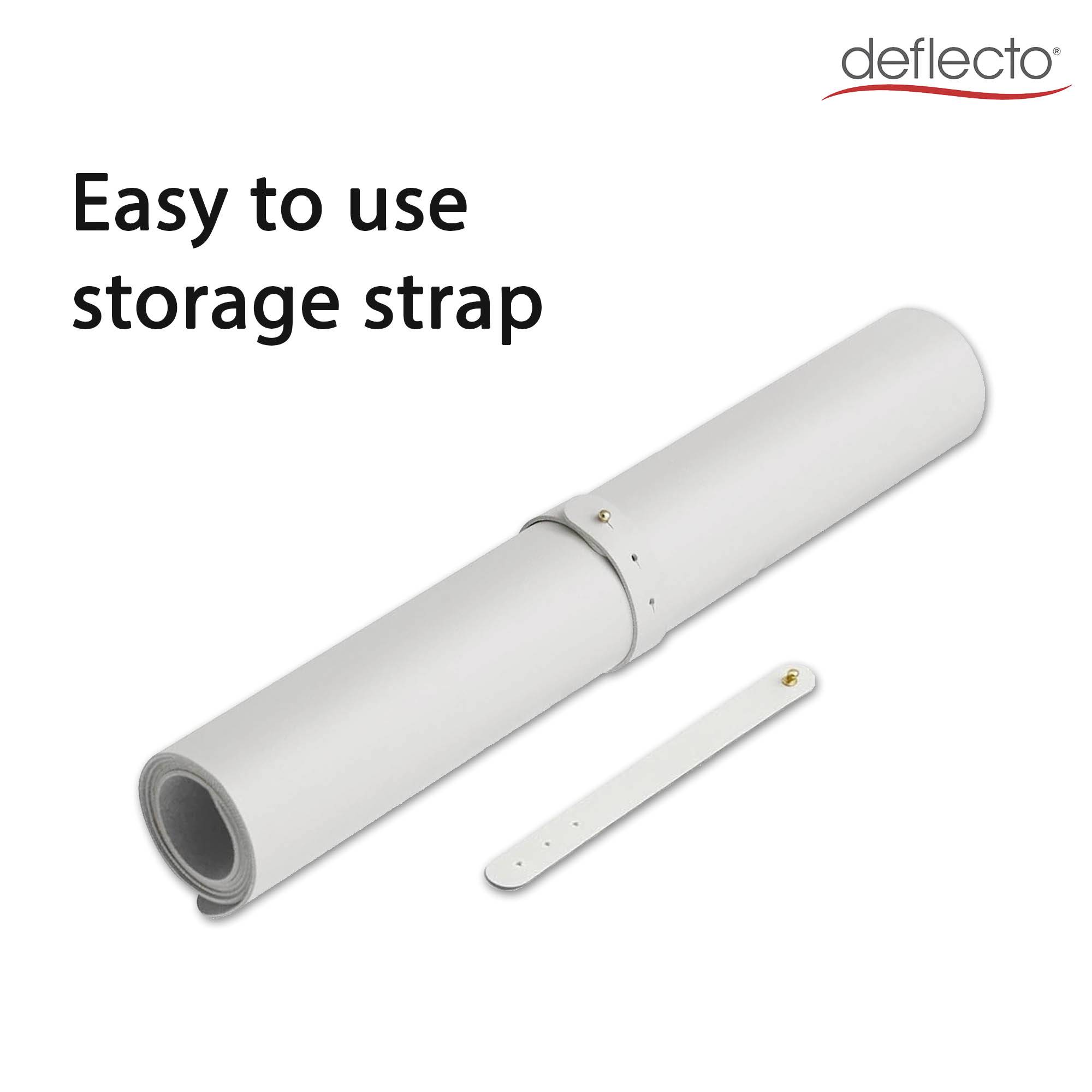 Deflecto DM8040GW Schreibunterlage Grau, Weiß (B x H) 800 mm x 400 mm-4