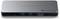 Eine rechteckige Satechi Thunderbolt Dockingstation mit DisplayLink, die mehrere USB-Anschlüsse und verschiedene Verbindungsoptionen bietet.