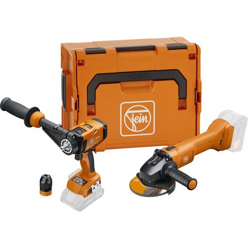 Fein Combo ASCM-QM+CCG18-125+LBoxx 99100000837 Akku-Bohrschrauber, Akku-Winkelschleifer