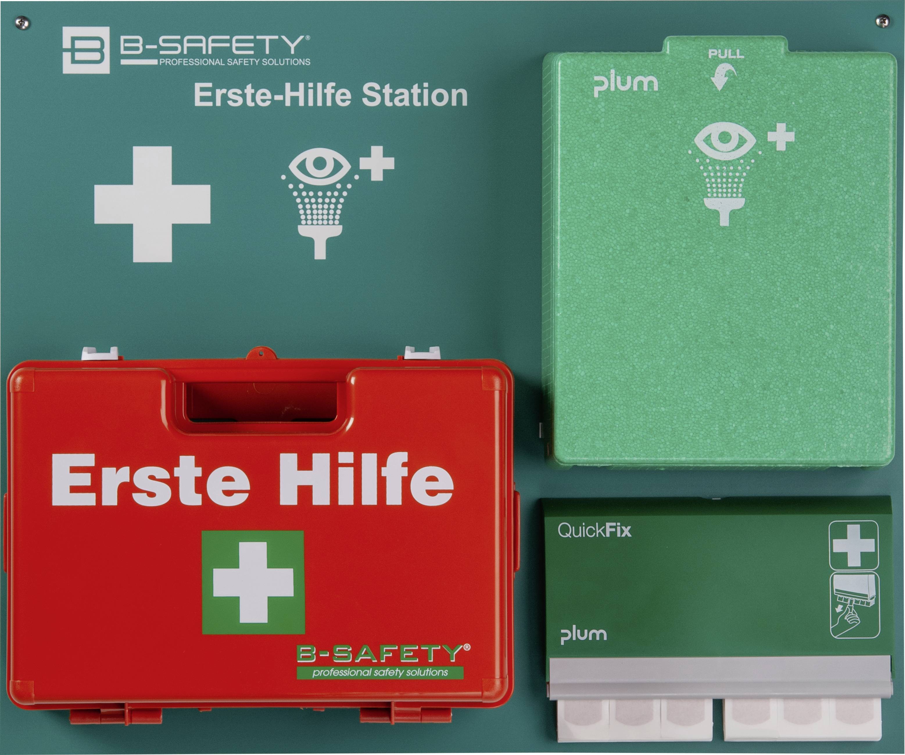 B-SAFETY EH-ST6-157 Erste Hilfe Set DIN 13157, DIN EN 15154-4:2009 600 x 500 x 150 Rot, Grün