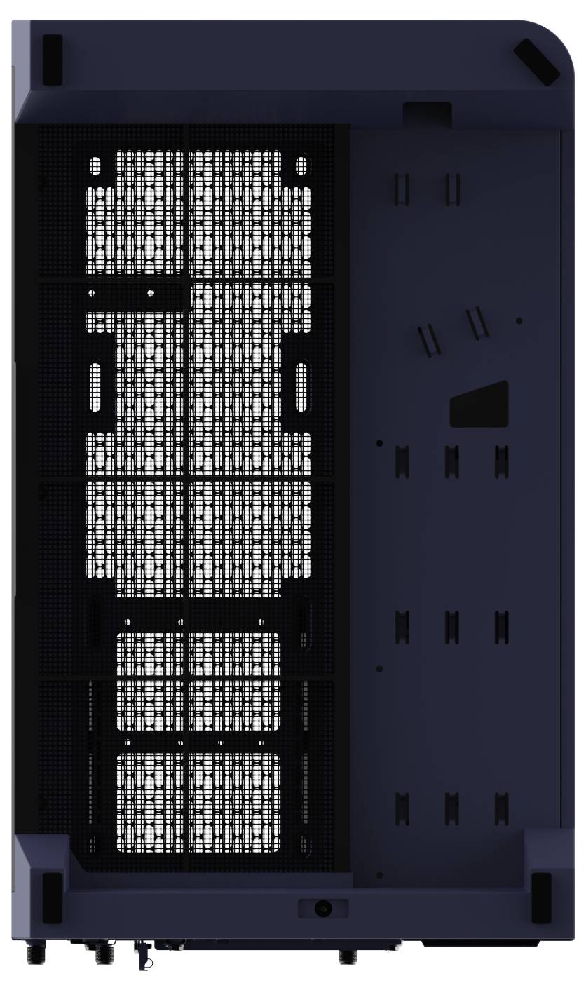 Thermaltake View 390 Air Future Dusk PC-Gehäuse Dunkelblau Staubfilter, Integrierte Beleuchtung, 2 vorinstallierte Lüfte-7