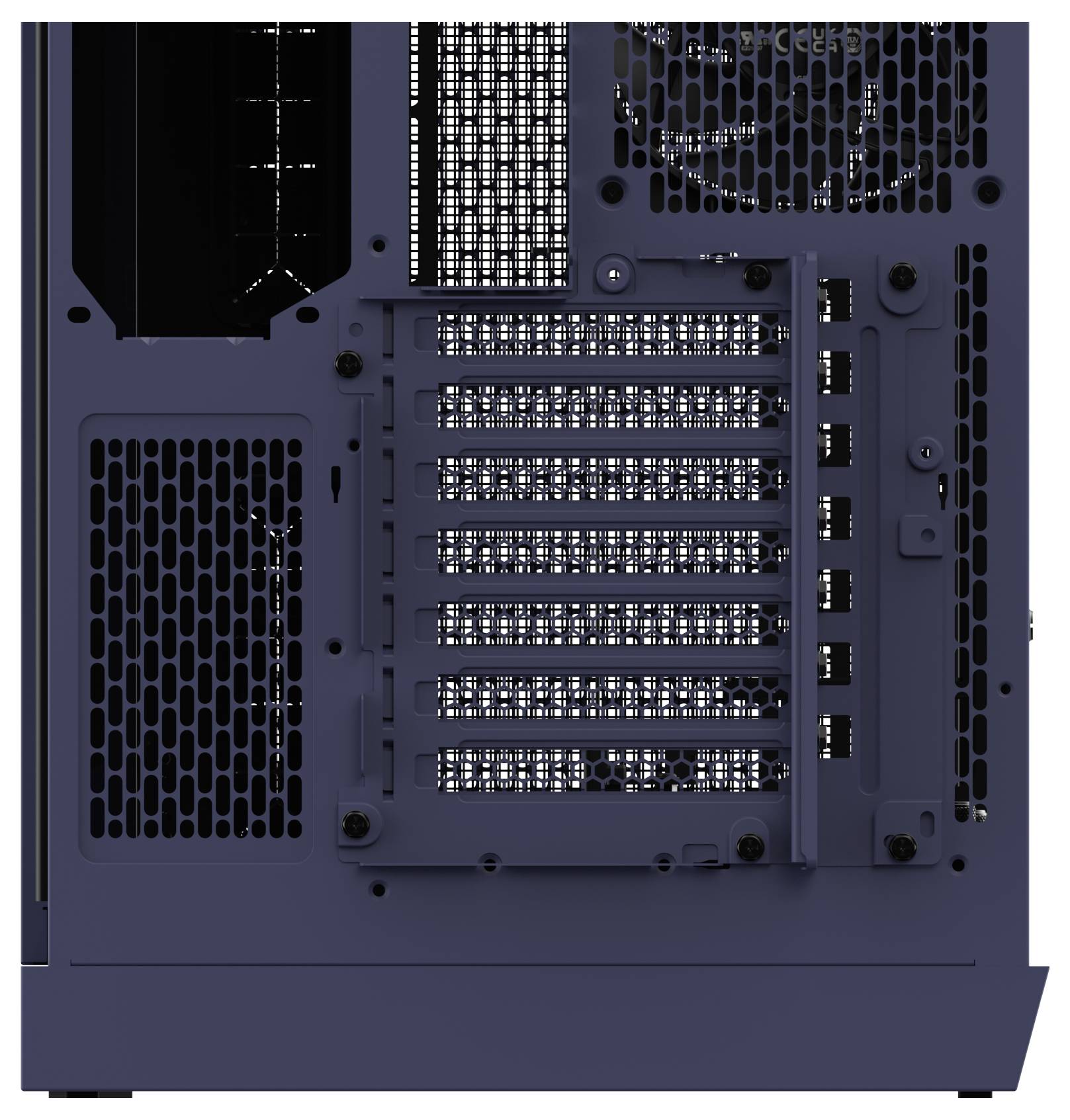 Thermaltake View 390 Air Future Dusk PC-Gehäuse Dunkelblau Staubfilter, Integrierte Beleuchtung, 2 vorinstallierte Lüfte-16