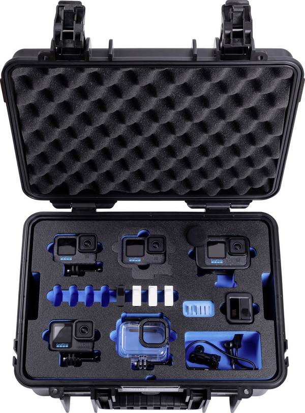 B & W International Transportkoffer   16.6 l (L x B x H) 420 x 325 x 180 mm Schwarz PP.166.B.GoPro13