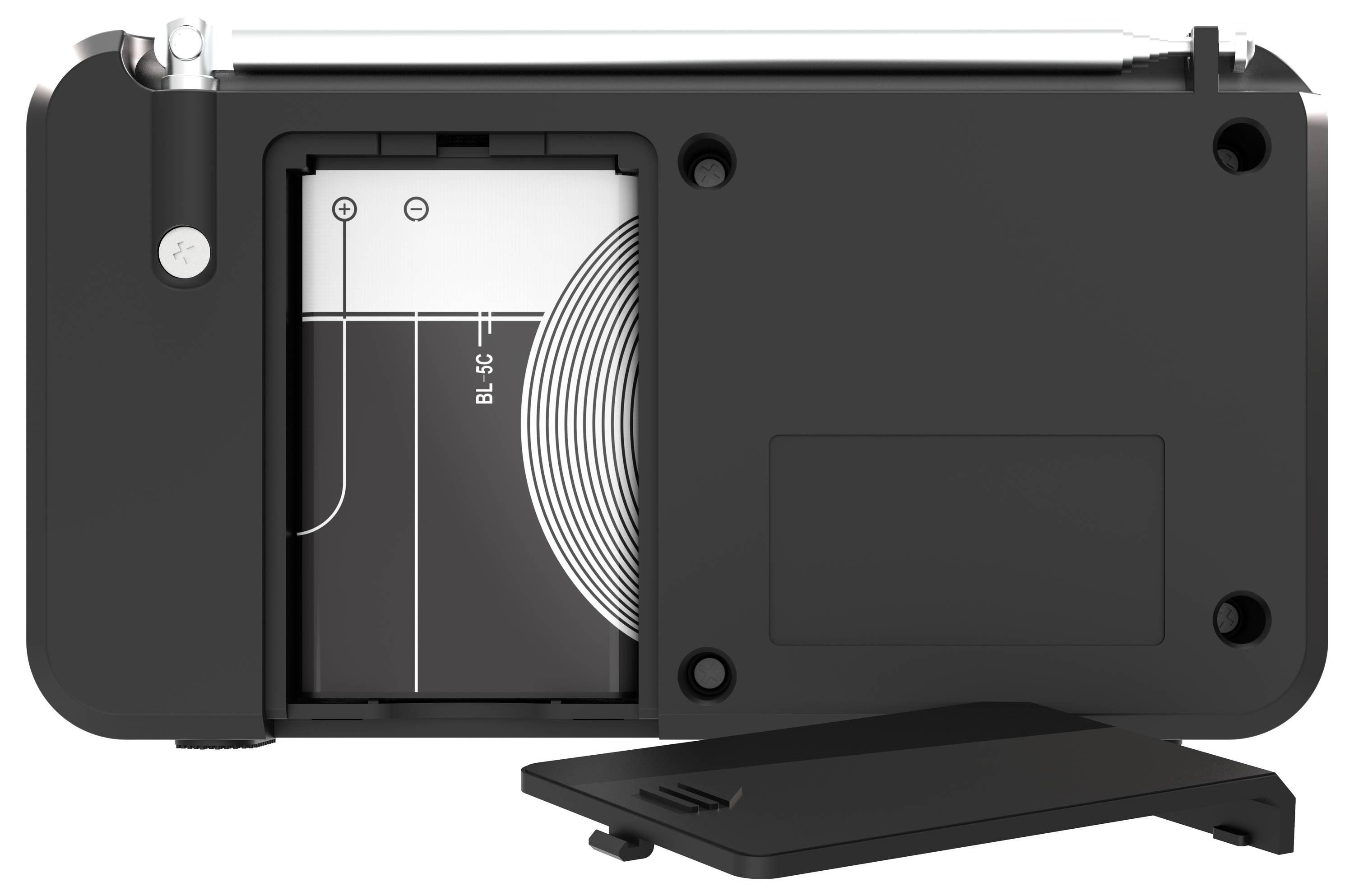 Telestar TELESTAR TOP 100 Schwarz Akku-Radio DAB+, UKW Bluetooth®, USB Akku-Ladefunktion, wiederaufladbar, Weckfunktion -1