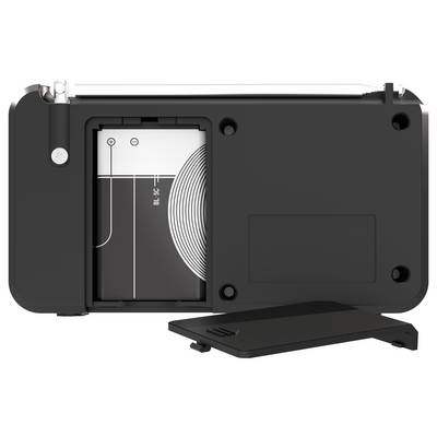 Telestar TELESTAR TOP 100 Schwarz Akku-Radio DAB+, UKW Bluetooth®, USB Akku-Ladefunktion, wiederaufladbar, Weckfunktion -1