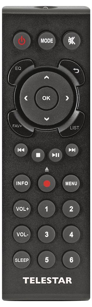 Telestar TOP 200 Schwarz Internet Kofferradio Internet, DAB+, UKW Schwarz-3