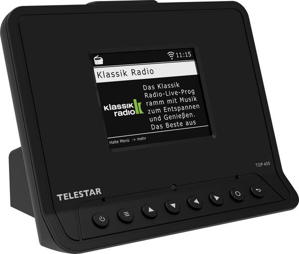 Telestar TOP 400 Schwarz Internetradio HiFi-Tuner Schwarz