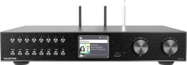 Telestar TOP 500 Schwarz HiFi-Tuner Schwarz