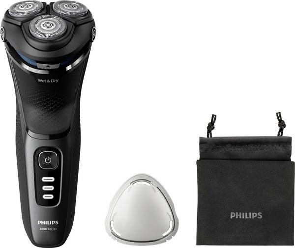Philips S3244/12 Rotationsrasierer Schwarz