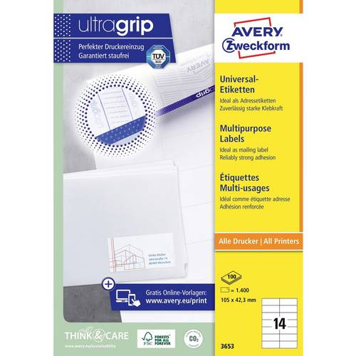Avery-Zweckform 6136 Universal-Etiketten 1 St.