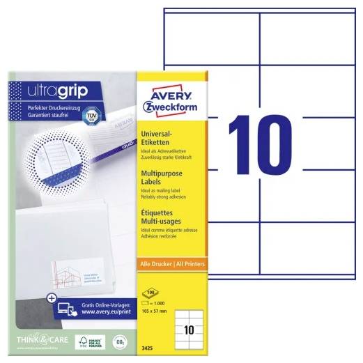 Avery-Zweckform 6137 Universal-Etiketten 1 St.-2