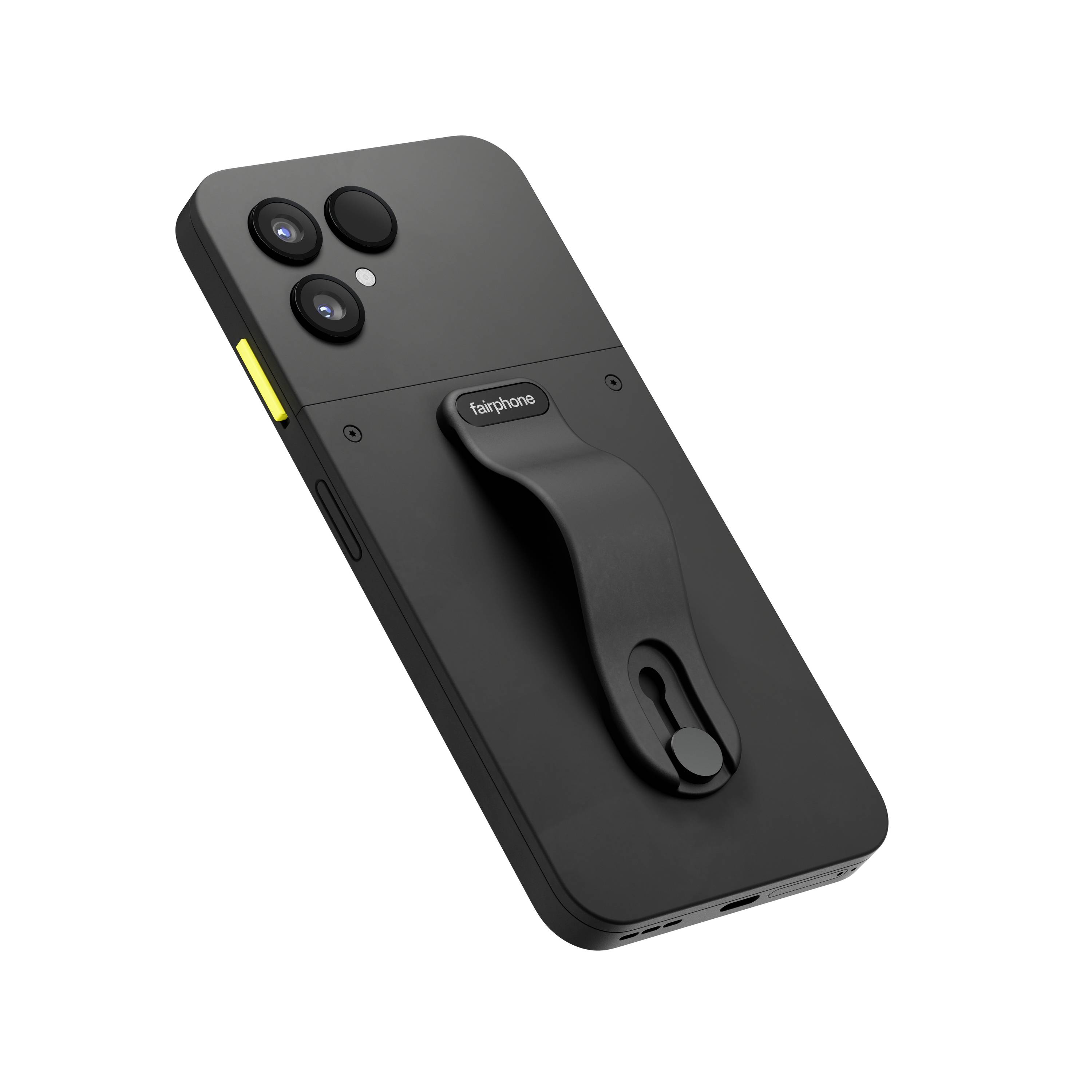 Fairphone Card Holder Fingerschlaufe Schwarz Passend für Handy-Modell: Fairphone (Gen. 6)-6