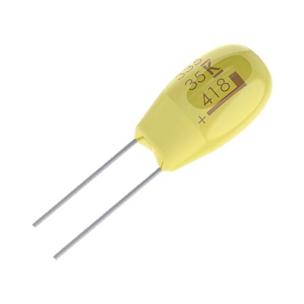 Kemet T350G106M035AT Tantal-Kondensator radial bedrahtet 2.54 mm 10 µF 35 V/DC 20 % (B x H) 6.3 mm x 10.2 mm 1 St. Bulk