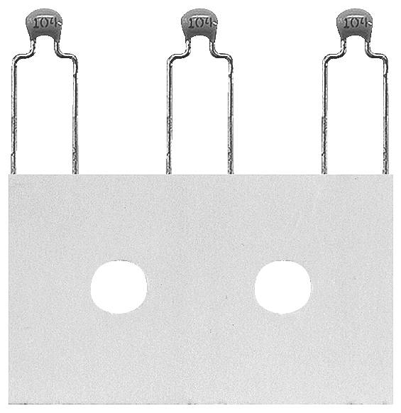 Kemet Keramische condensator Radiaal bedraad 100 V/DC 10 % (l x b x h) 3.8 x 2.5 x 5.8 mm 1 stuk(s)