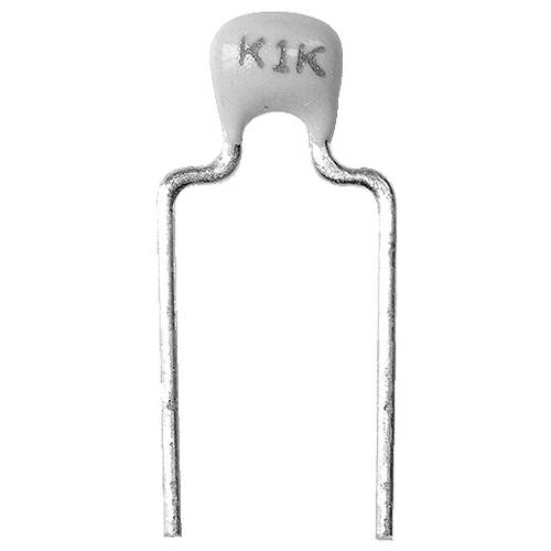 Kemet Keramik-Kondensator radial bedrahtet 100 V/DC 10 % (L x B x H) 3.8 x 2.5 x 5.8 mm 1 St.