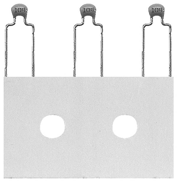 Kemet Keramik-Kondensator radial bedrahtet 100 nF 63 V/DC 20 % (L x B x H) 3.8 x 2.5 x 5.8 mm 1 St. Tape