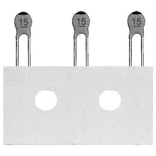 RICHWELL Keramik-Kondensator radial bedrahtet 100 V/DC 5 % 1 St.