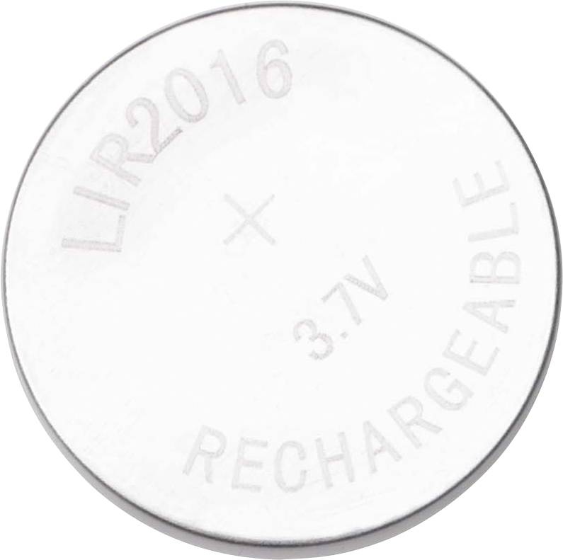 Akyga AKY1981 Knopfzellen-Akku LIR 2016 Li-Ion 22 mAh 3.7 V 1 St.