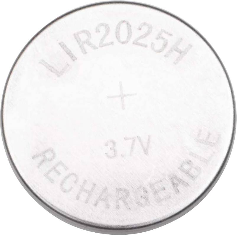 Akyga AKY1984 Batteria ricaricabile a bottone LIR 2025 Li-Ion 48 mAh 3.7 V 1 pz.