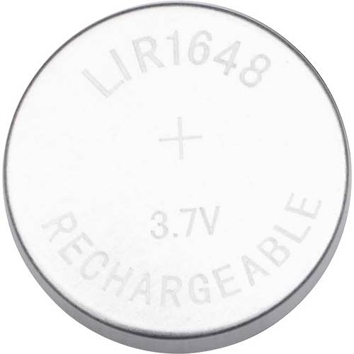 Thumbnail - Akyga AKY1964 Knopfzellen-Akku LIR 1648 Li-Ion 80 mAh 3.7 V 1 St.