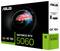 ASUS GeForce RTX 5060 Grafikkarte, mit schlankem Formfaktor, 8 GB GDDR7-Arbeitsspeicher und NVIDIA-Branding.