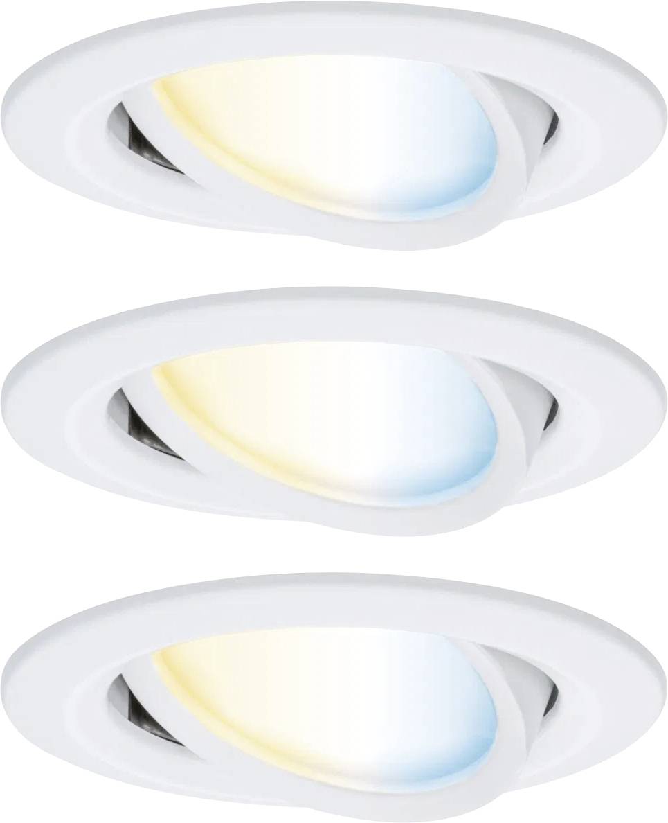 Paulmann 92440 LED-Deckenleuchte, LED-Einbauleuchte 6 W Weiß (matt)