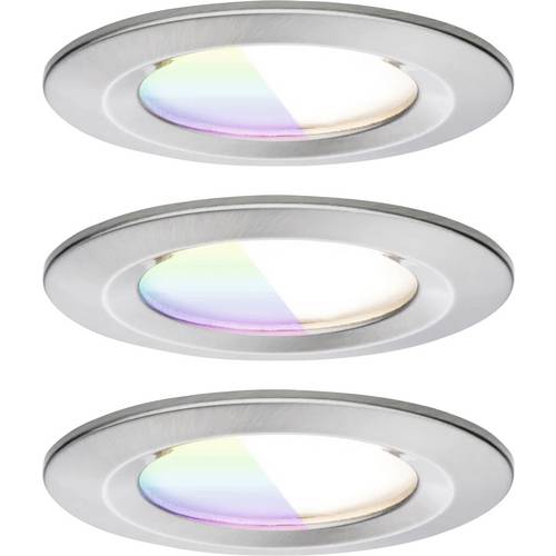 Paulmann 92450 LED-Deckenleuchte, LED-Einbauleuchte 6 W Eisen (gebürstet)