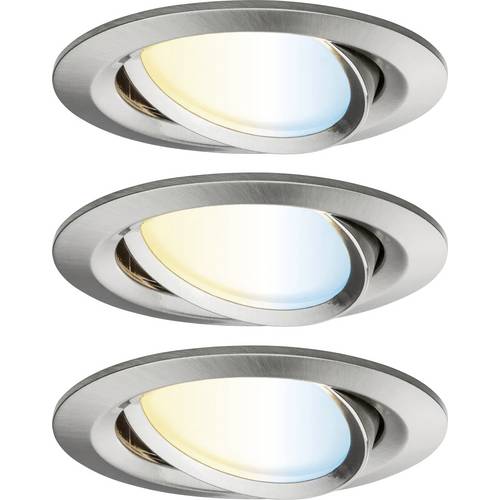 Thumbnail - Paulmann 92441 LED-Deckenleuchte, LED-Einbauleuchte 6 W Eisen (gebürstet)