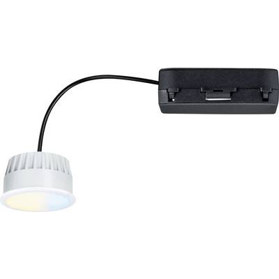 Eine flexible LED-Strahler mit einem schwarzen Befestigungssockel. Der Lampenkopf zeigt eine Reihe von Farben und deutet auf verschiedene einstellbare Beleuchtungsoptionen hin.