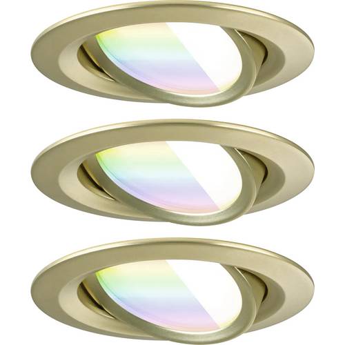 Thumbnail - Paulmann 92436 LED-Deckenleuchte, LED-Einbauleuchte 6 W Gold (matt)