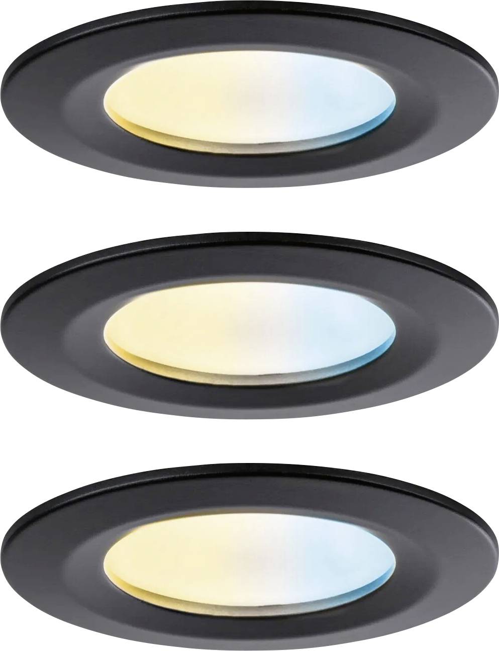 Thumbnail - Paulmann 92446 LED-Deckenleuchte, LED-Einbauleuchte 6 W Schwarz (matt)