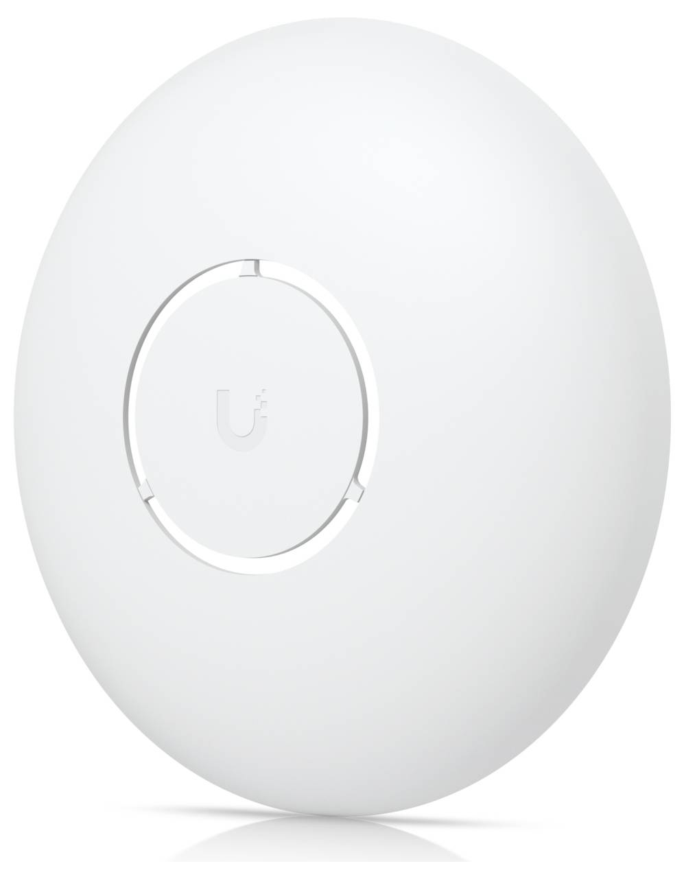 Ein weißer, kreisförmiger Wireless Access Point mit einem zentralen Logo, der für die Montage an Wänden oder Decken konzipiert ist, um die Netzwerkabdeckung zu erweitern.
